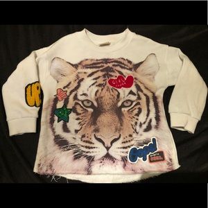 Zara Girls ‘Girl Power’ sweatshirt size 4